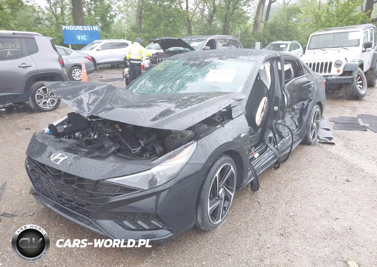 2023 Hyundai Elantra N Line VIN:KMHLR4AF6PU438226 - 6