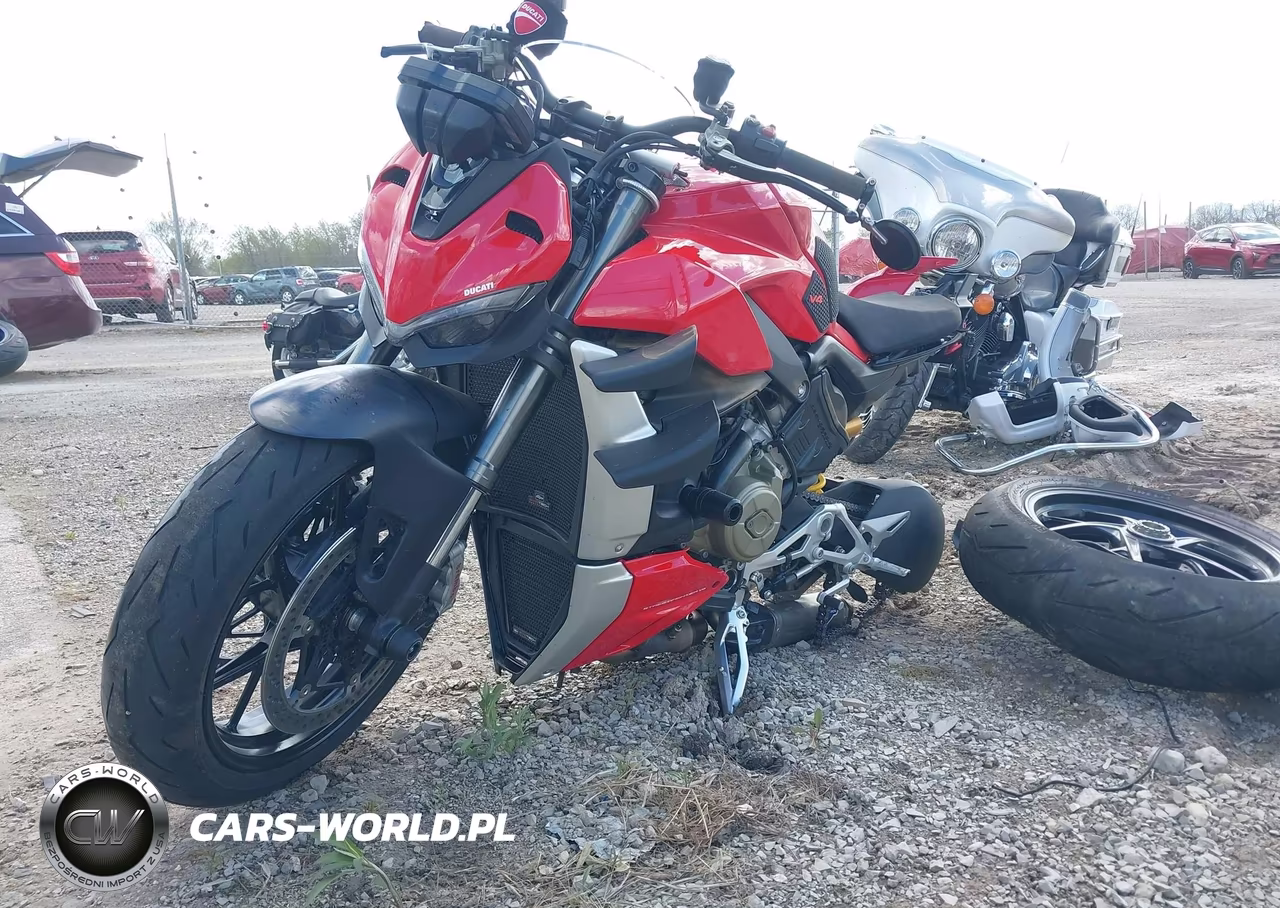 2022 Ducati Streetfighter V4-V4S VIN:ZDMFAKNW3NB007752 - 2
