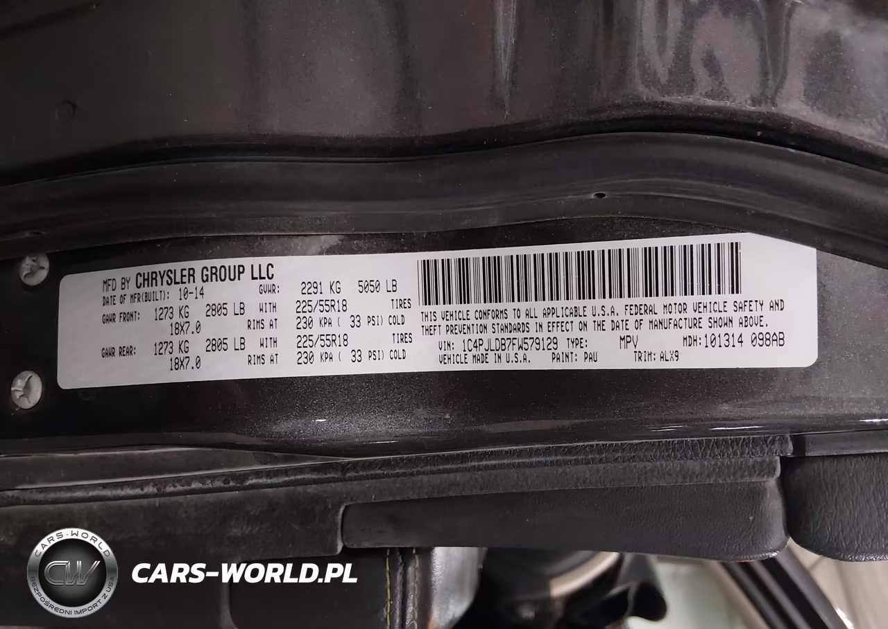 2015 Jeep Cherokee Limited VIN:1C4PJLDB7FW579129 - 9