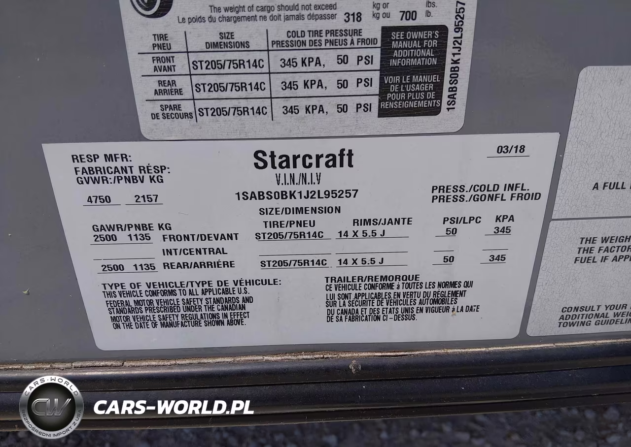 2018 Starcraft Launch Out VIN:1SABS0BK1J2L95257 - 9