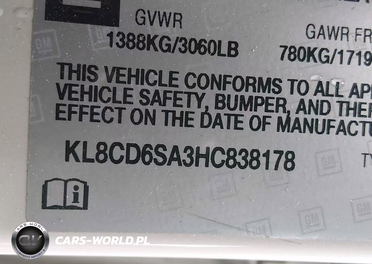 2017 Chevrolet Spark 1Lt Cvt VIN:KL8CD6SA3HC838178 - 9