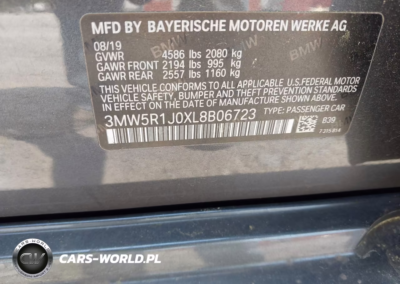2020 BMW 330I VIN:3MW5R1J0XL8B06723 - 9