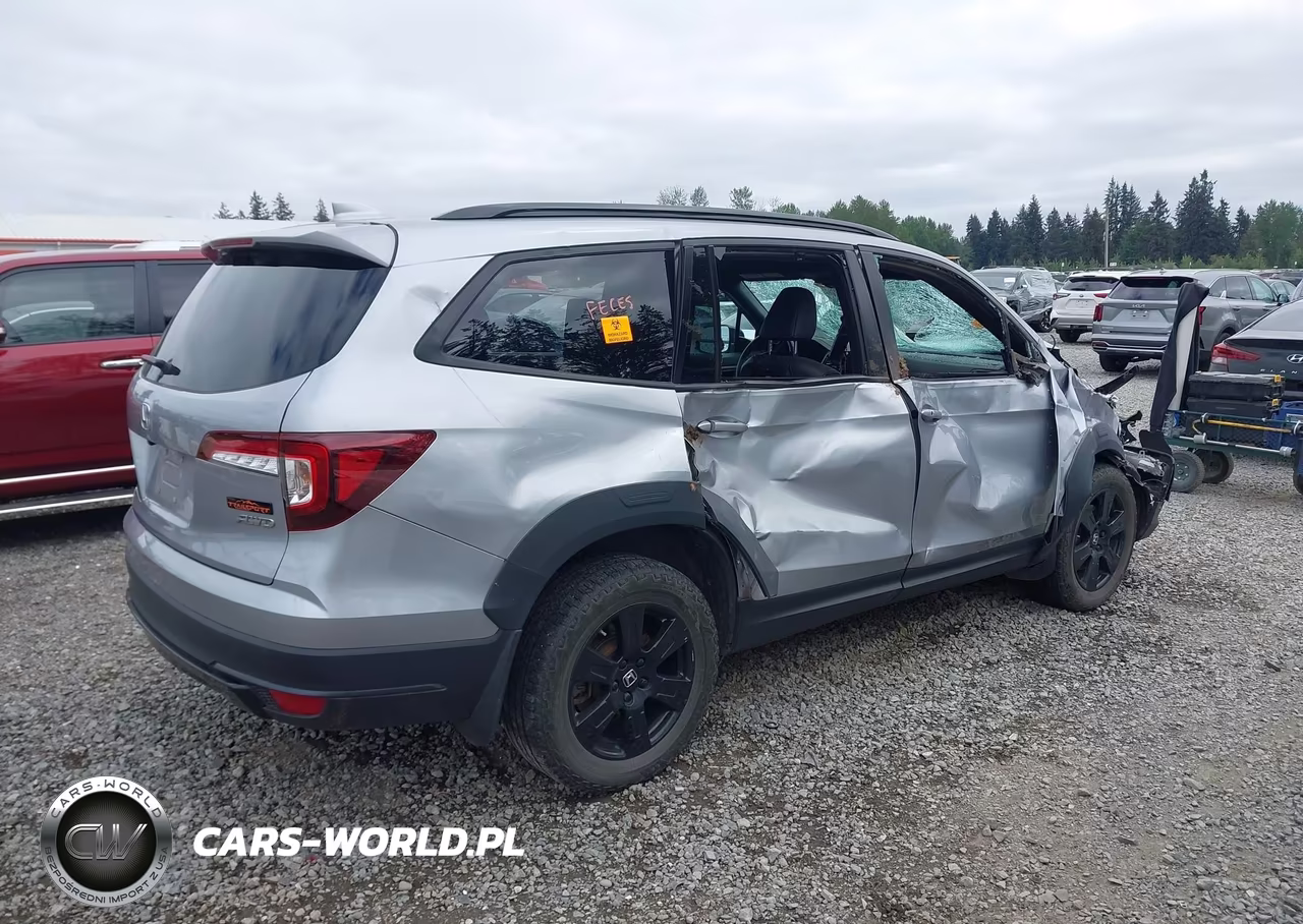 2022 Honda Pilot Awd Trailsport VIN:5FNYF6H8XNB052727 - 4