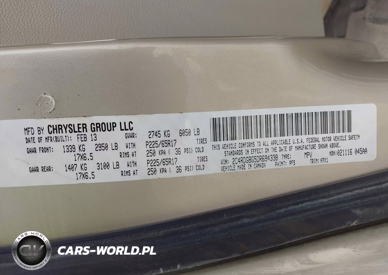 2013 Dodge Grand Caravan Se VIN:2C4RDGBG5DR694338 - 9