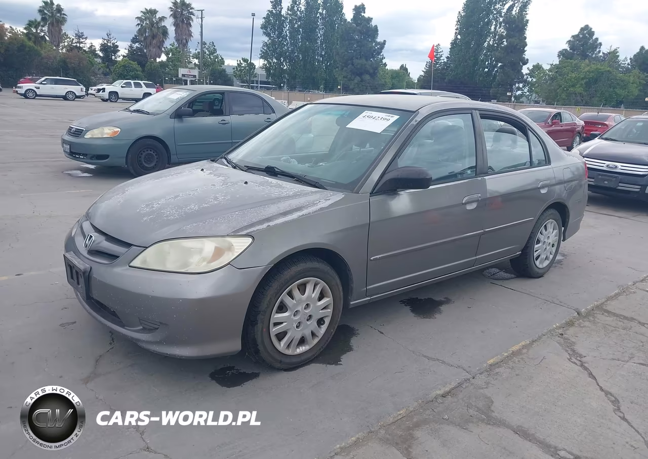2005 Honda Civic Lx VIN:2HGES16645H629203 - 2