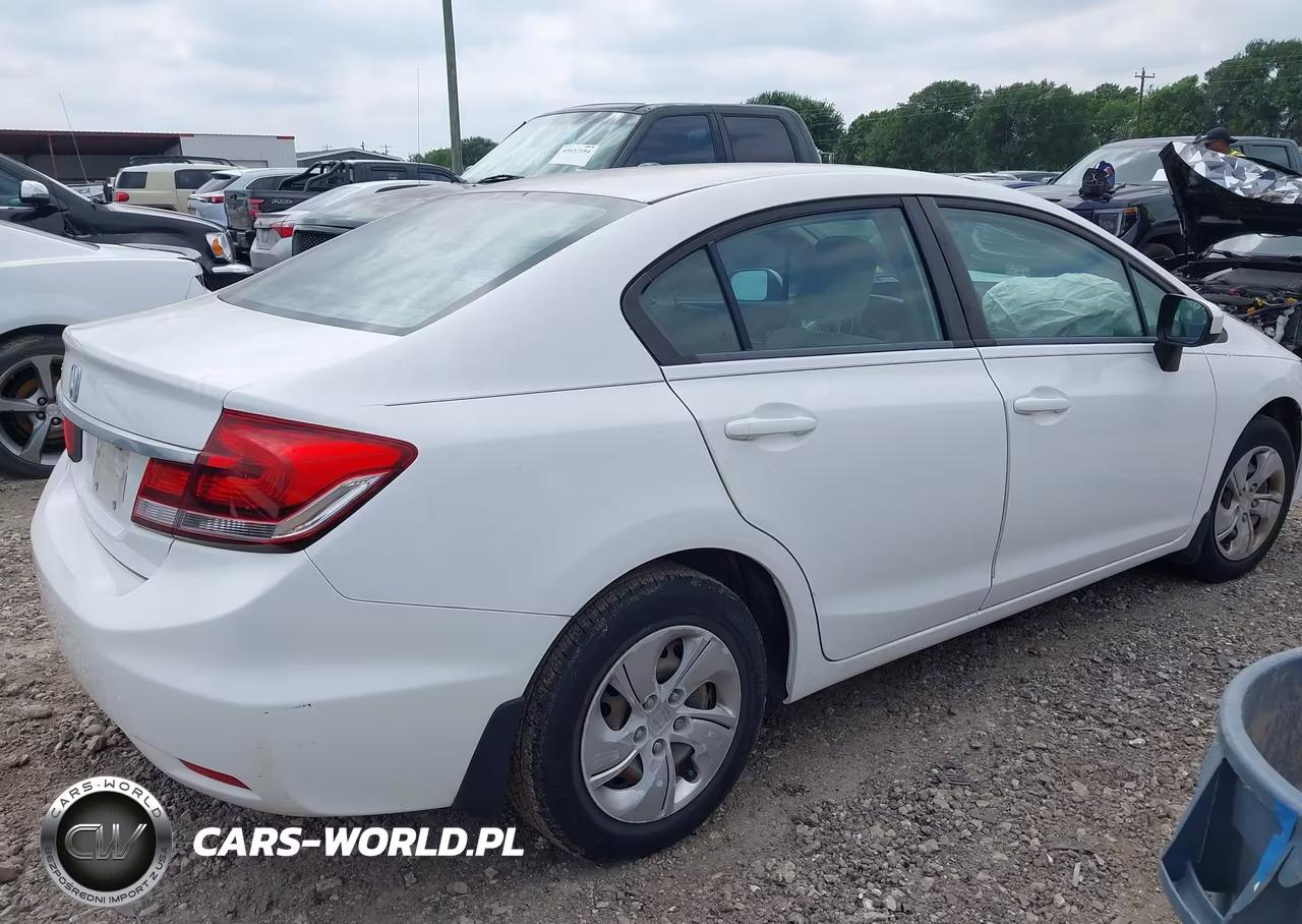 2014 Honda Civic Lx VIN:19XFB2F52EE025032 - 4