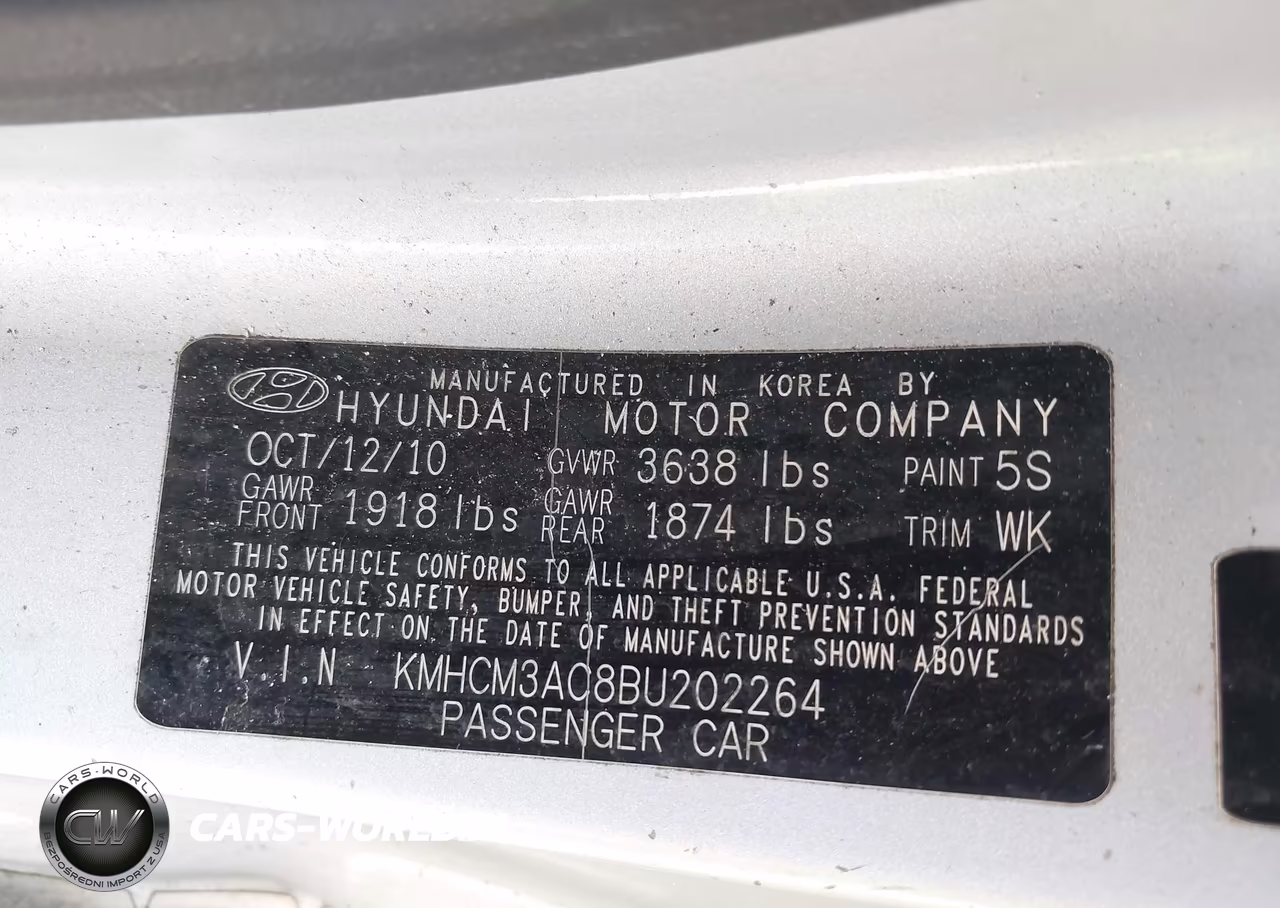 2011 Hyundai Accent Gs VIN:KMHCM3AC8BU202264 - 9