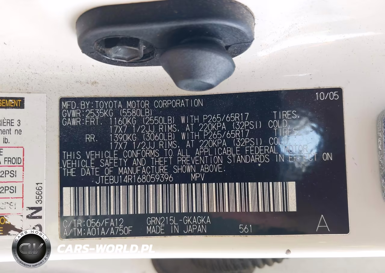 2006 Toyota 4Runner Sr5 VIN:JTEBU14R168059396 - 9
