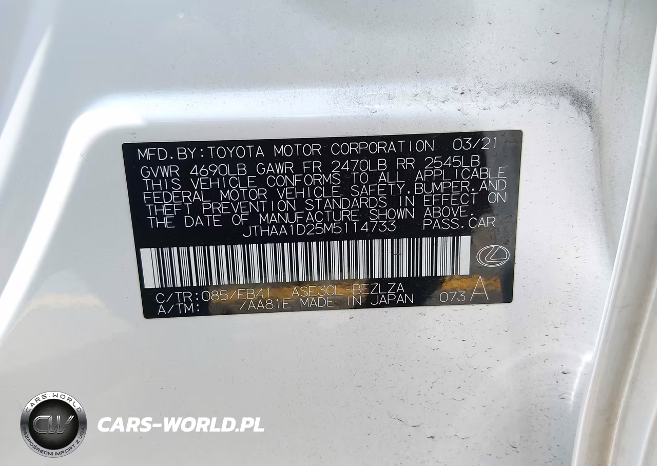 2021 Lexus Is 300 VIN:JTHAA1D25M5114733 - 9