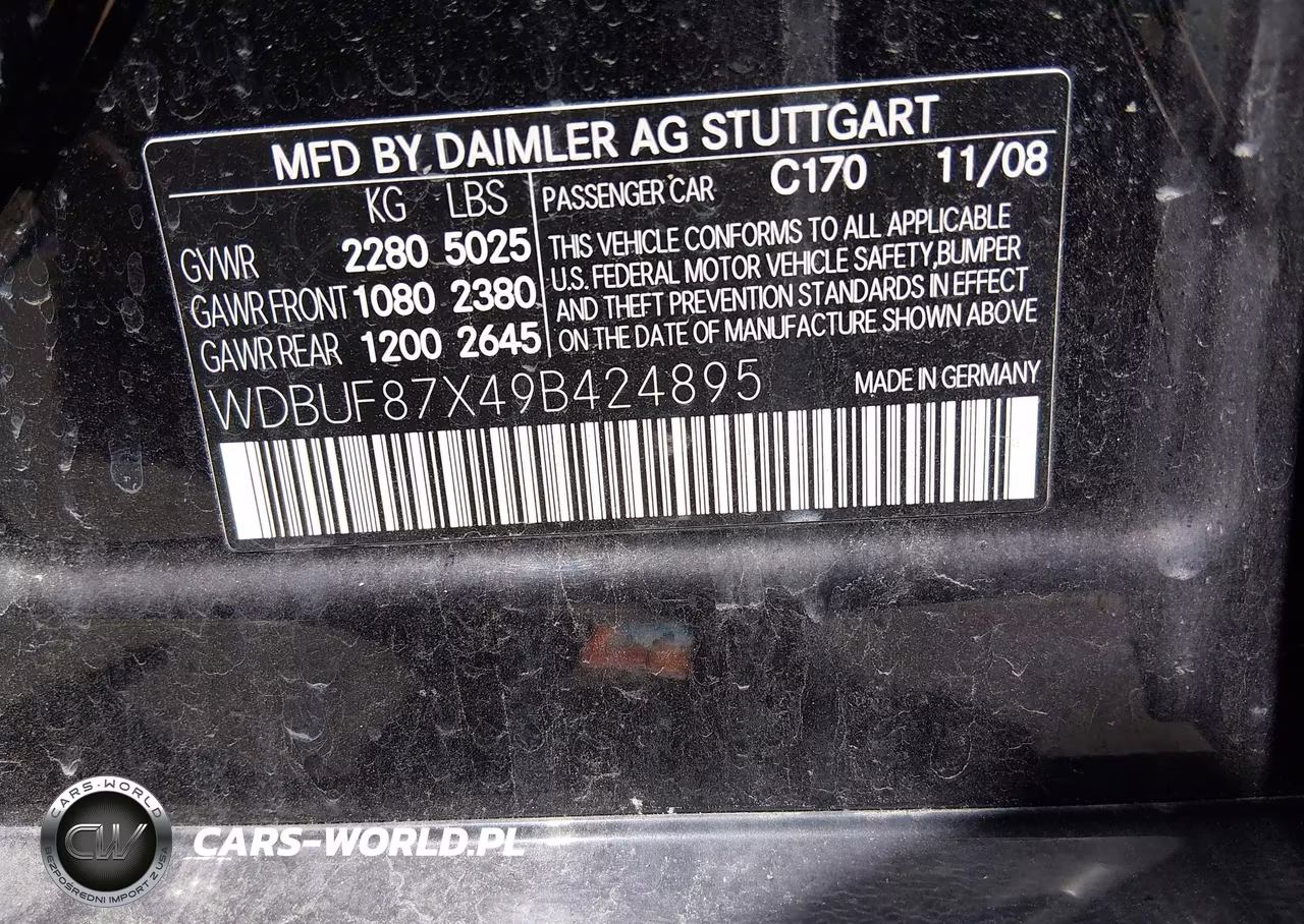 2009 Mercedes-Benz E 350 4Matic VIN:WDBUF87X49B424895 - 9