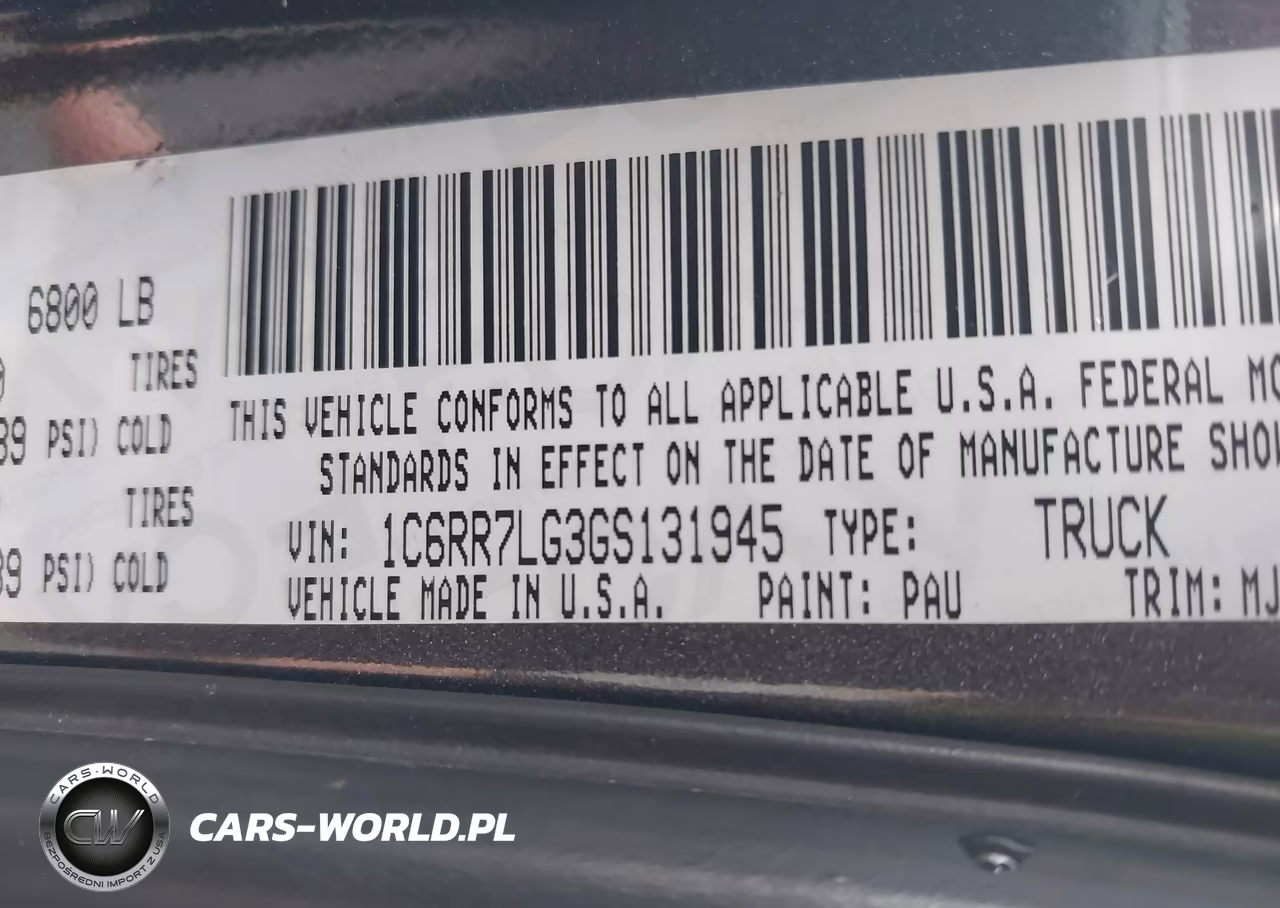 2016 Ram 1500 Big Horn VIN:1C6RR7LG3GS131945 - 9
