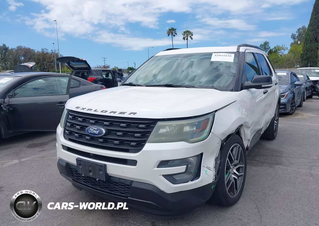 2016 Ford Explorer Sport VIN:1FM5K8GT6GGB06075 - 2