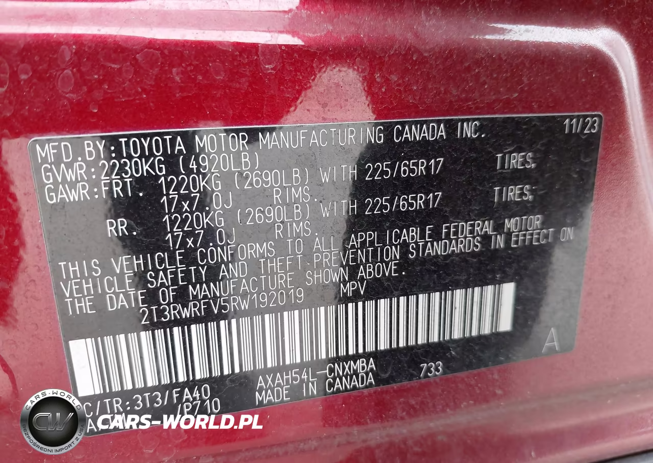 2024 Toyota Rav4 Hybrid Xle VIN:2T3RWRFV5RW192019 - 9
