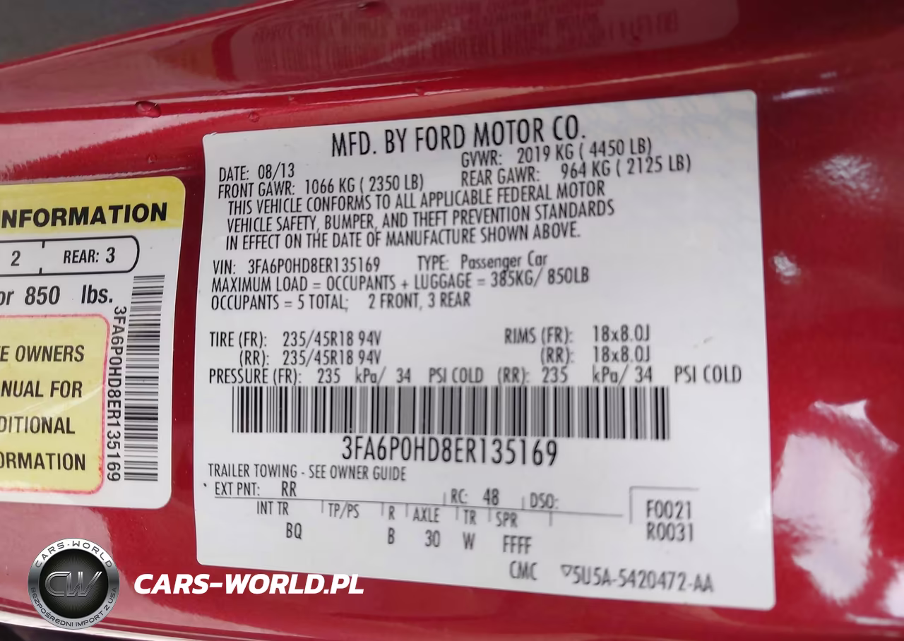 2014 Ford Fusion Se VIN:3FA6P0HD8ER135169 - 9