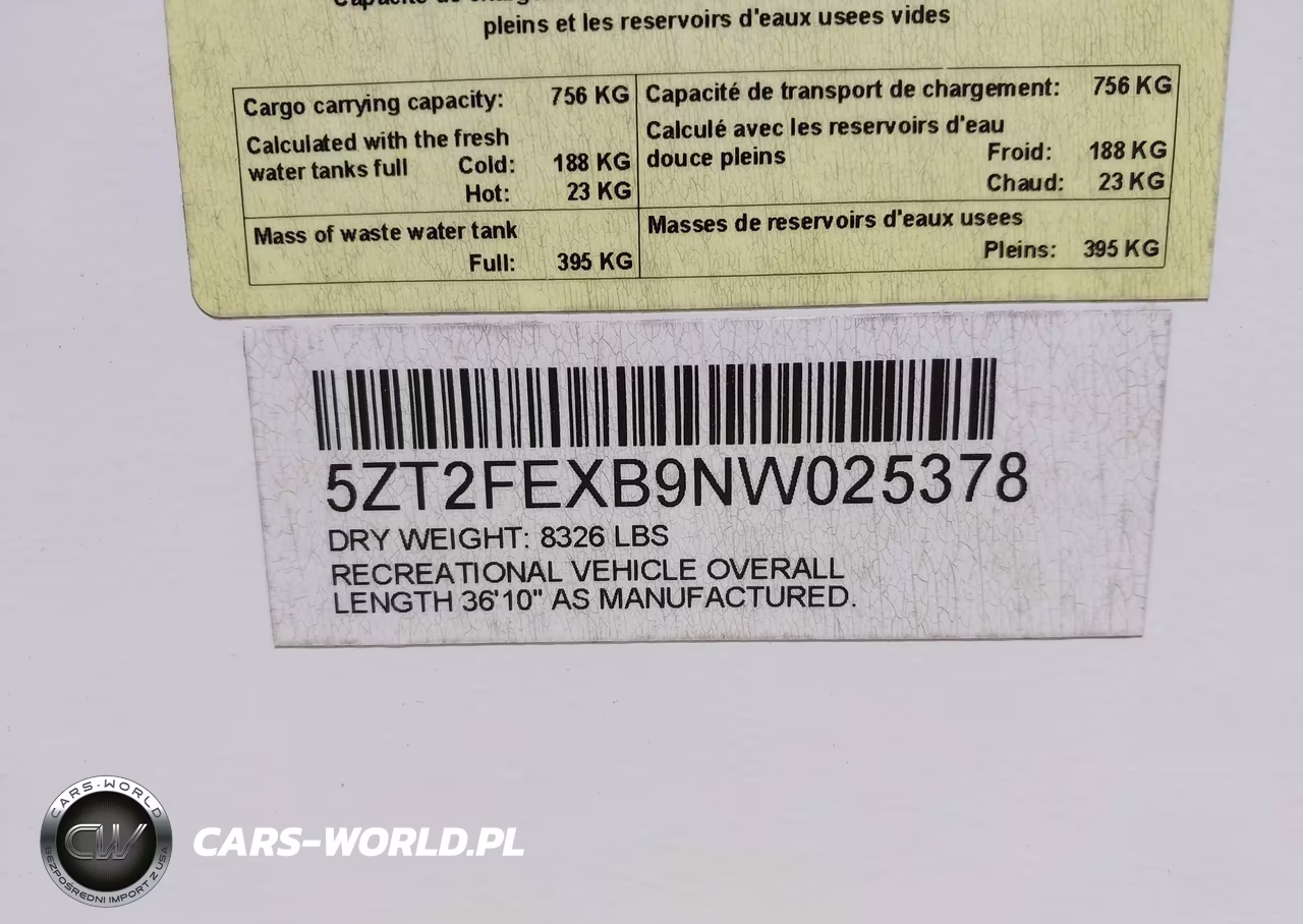 2022 Coachmen Travel VIN:5ZT2FEXB9NW025378 - 9