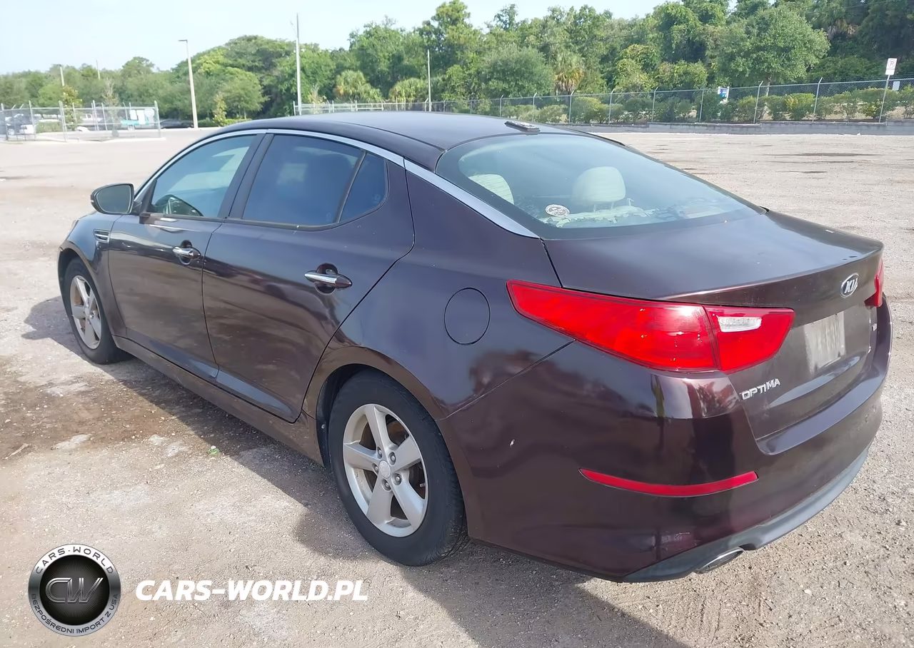 2014 Kia Optima Lx VIN:5XXGM4A71EG280622 - 3