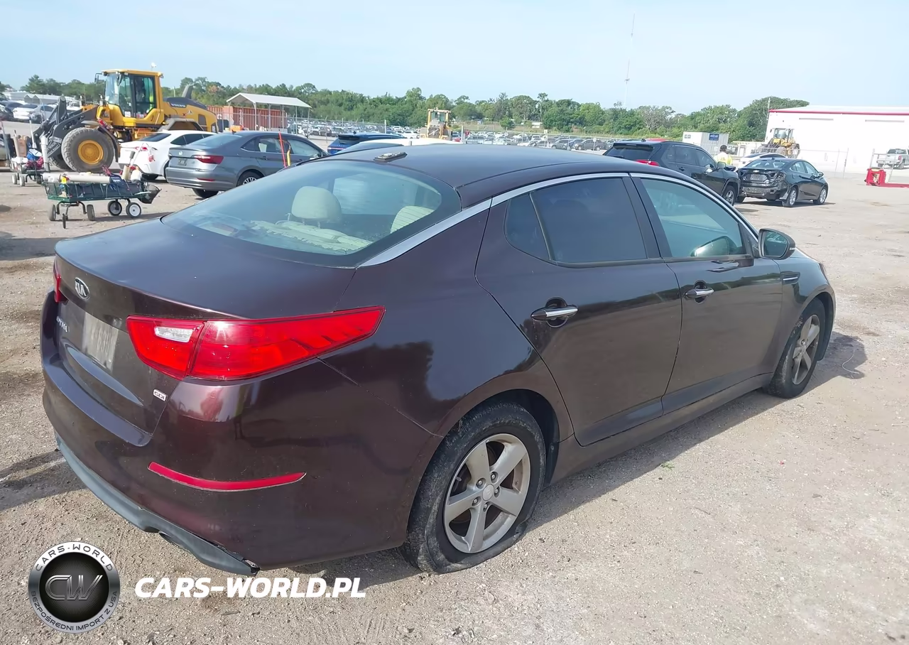2014 Kia Optima Lx VIN:5XXGM4A71EG280622 - 4