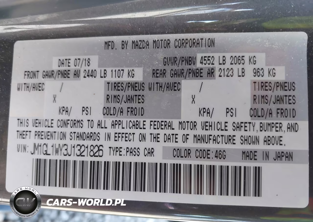 2018 Mazda Mazda6 Grand Touring Reserve VIN:JM1GL1WY3J1321826 - 9