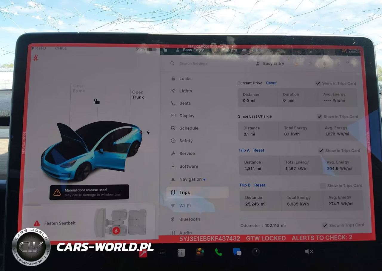 2019 Tesla Model 3 Long Range-Performance VIN:5YJ3E1EB5KF437432 - 7