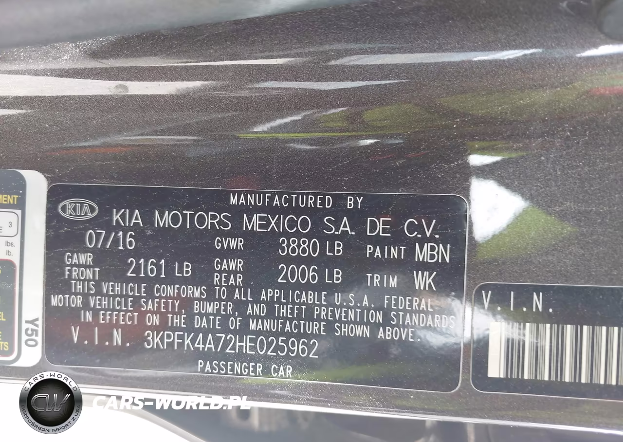 2017 Kia Forte Lx VIN:3KPFK4A72HE025962 - 9
