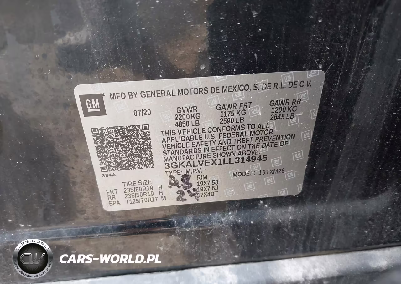 2020 GMC Terrain Awd Slt VIN:3GKALVEX1LL314945 - 9