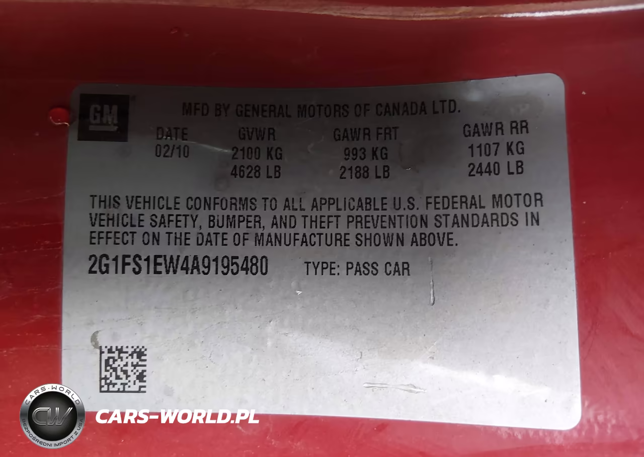 2010 Chevrolet Camaro 1Ss VIN:2G1FS1EW4A9195480 - 9
