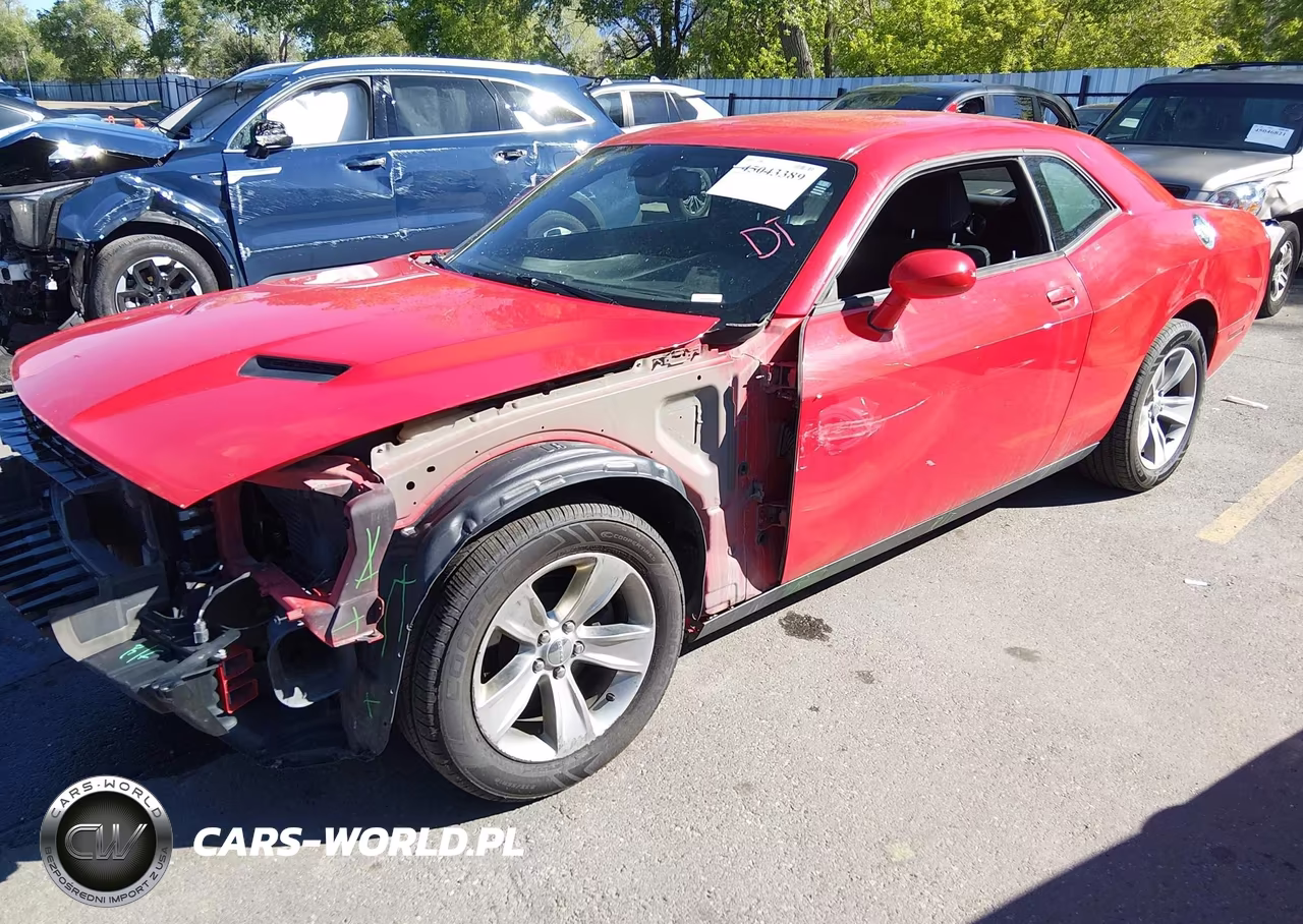 2016 Dodge Challenger Sxt VIN:2C3CDZAG9GH338105 - 2