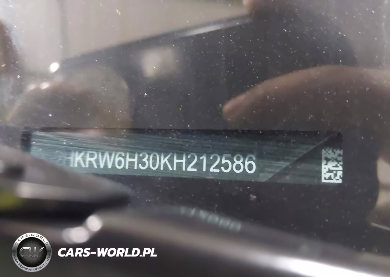 2019 Honda Cr-V Lx VIN:2HKRW6H30KH212586 - 9
