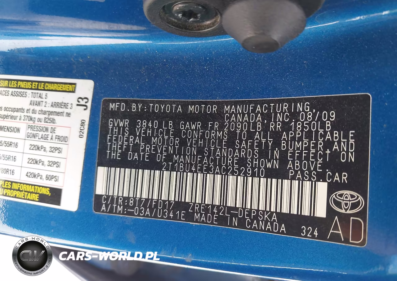 2010 Toyota Corolla S VIN:2T1BU4EE3AC252910 - 9