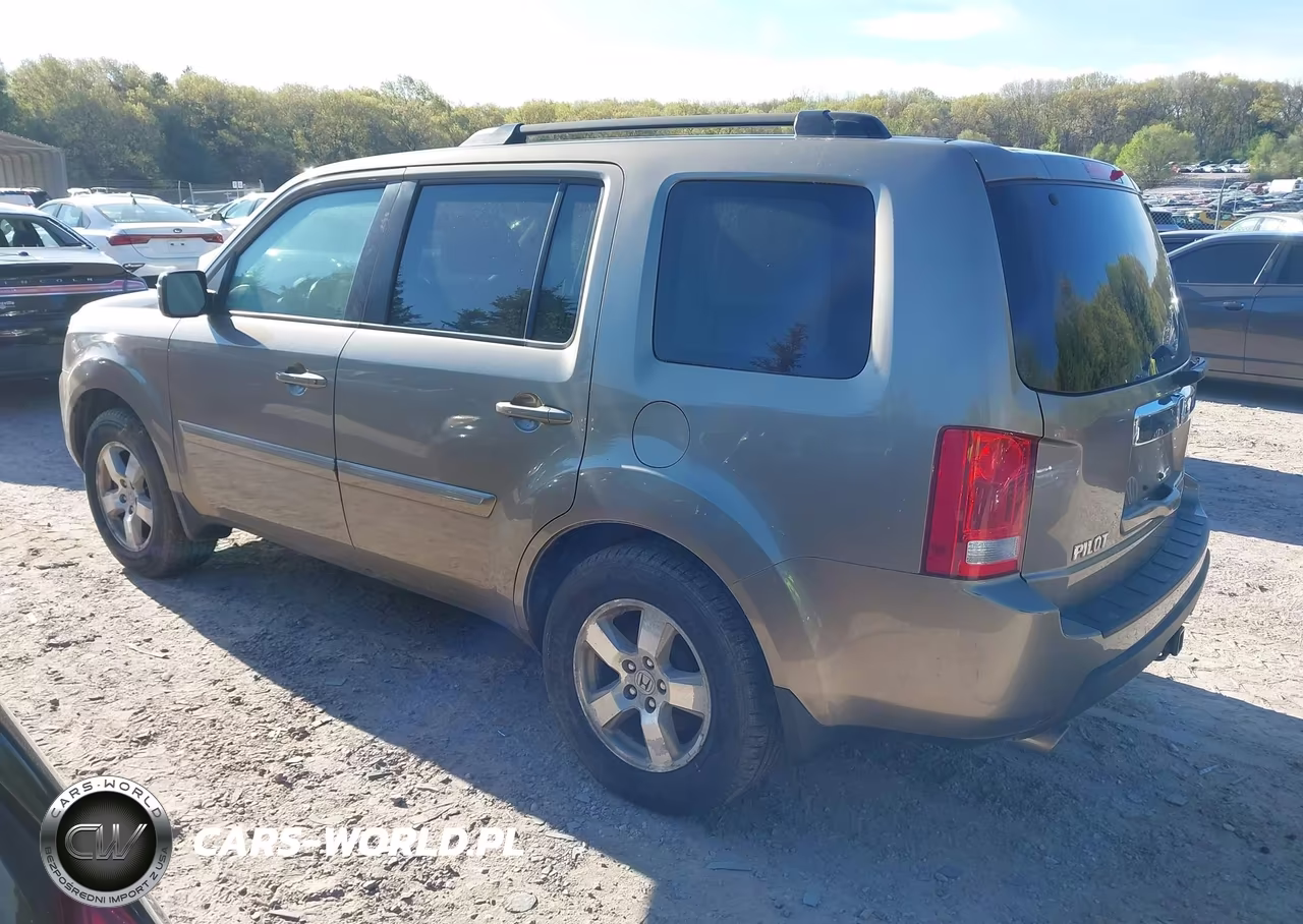 2011 Honda Pilot Ex-L VIN:5FNYF4H57BB001966 - 3
