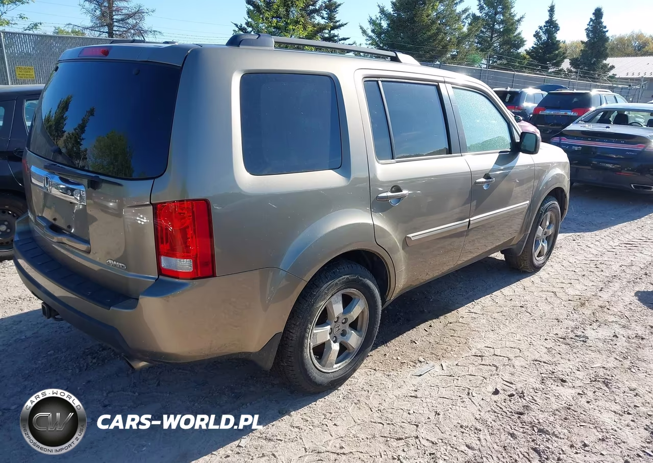 2011 Honda Pilot Ex-L VIN:5FNYF4H57BB001966 - 4