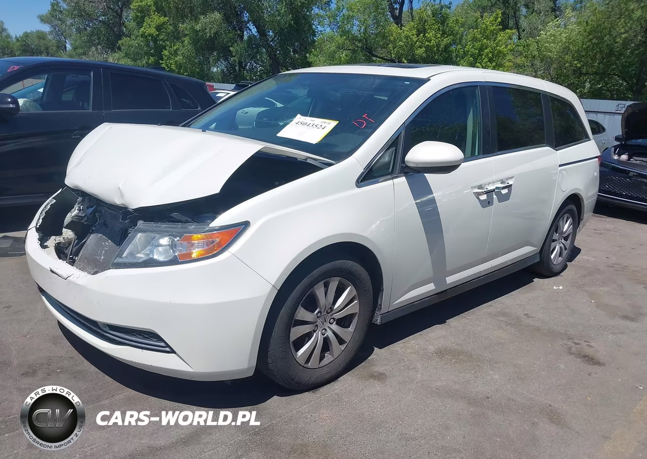 2016 Honda Odyssey Ex-L VIN:5FNRL5H62GB002557 - 2
