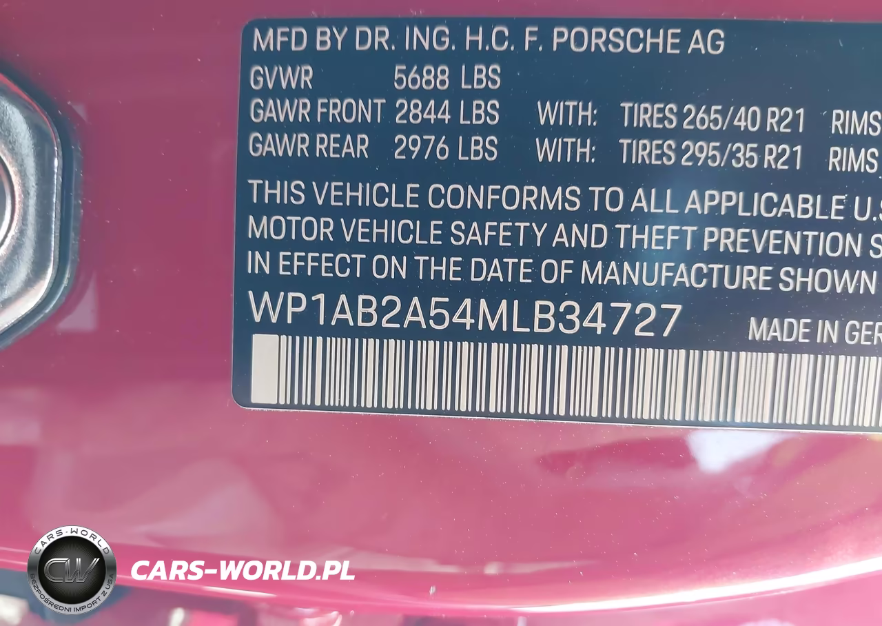 2021 Porsche Macan S VIN:WP1AB2A54MLB34727 - 9