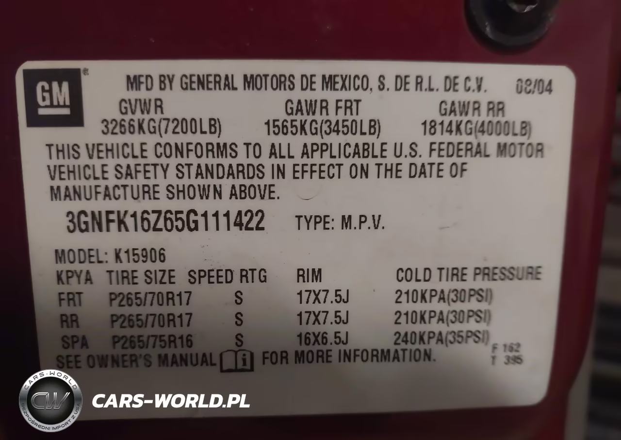 2005 Chevrolet Suburban 1500 Z71 VIN:3GNFK16Z65G111422 - 9