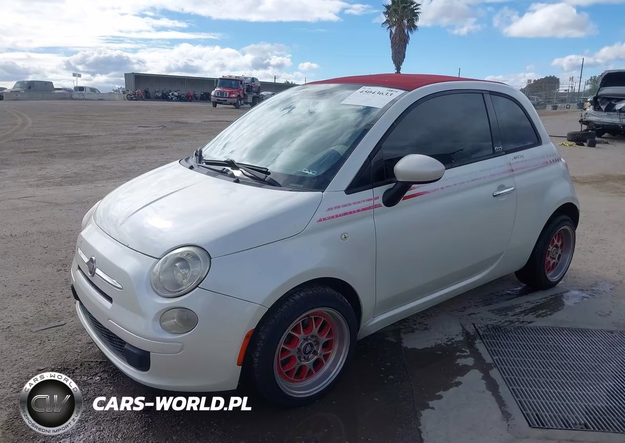 2012 Fiat 500C Pop VIN:3C3CFFDR8CT206007 - 2