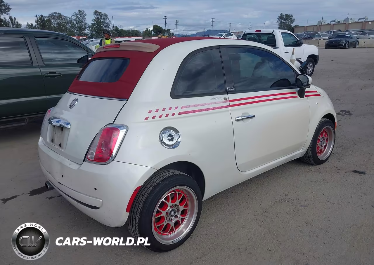 2012 Fiat 500C Pop VIN:3C3CFFDR8CT206007 - 4
