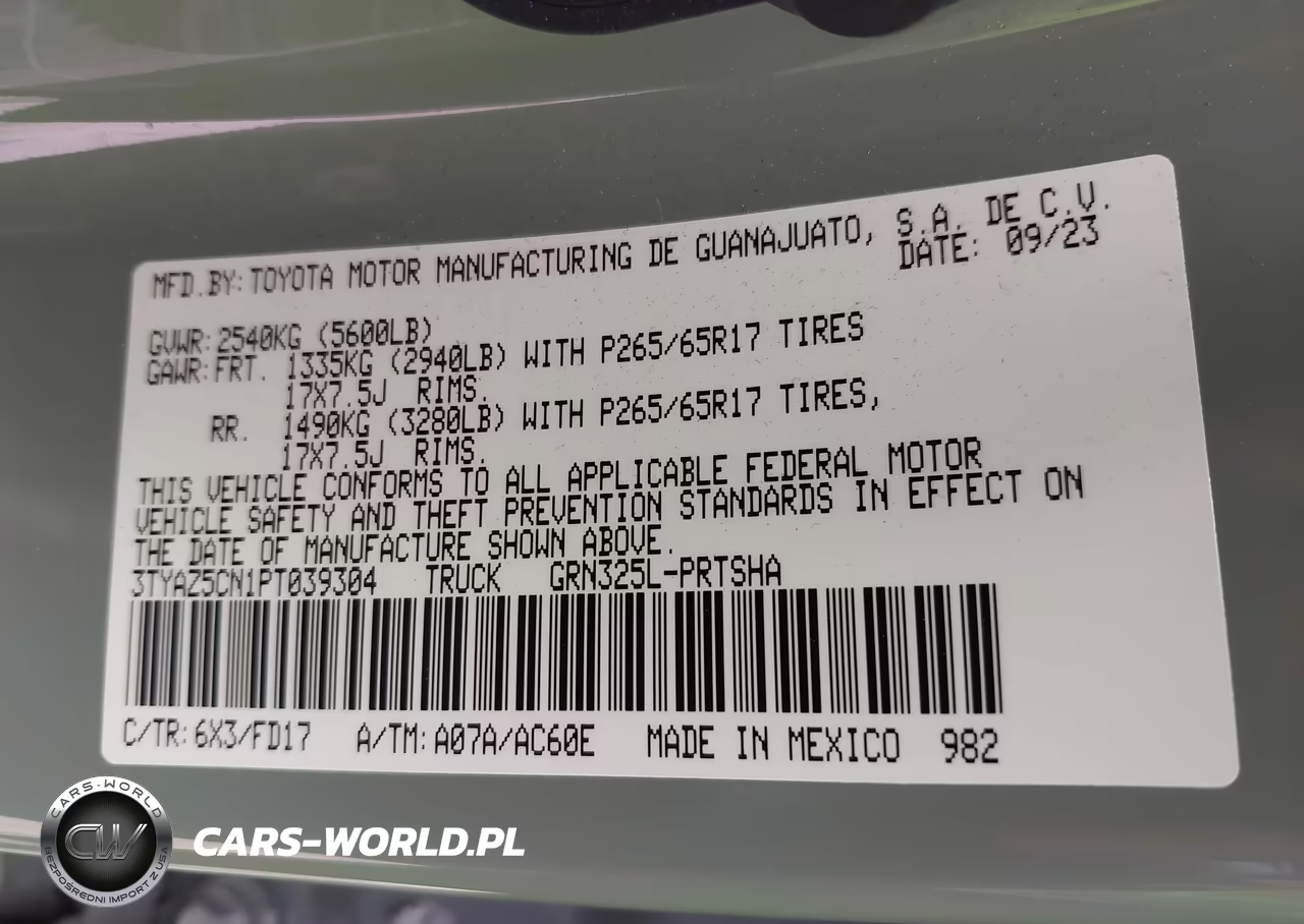 2023 Toyota Tacoma Trd Sport VIN:3TYAZ5CN1PT039304 - 9
