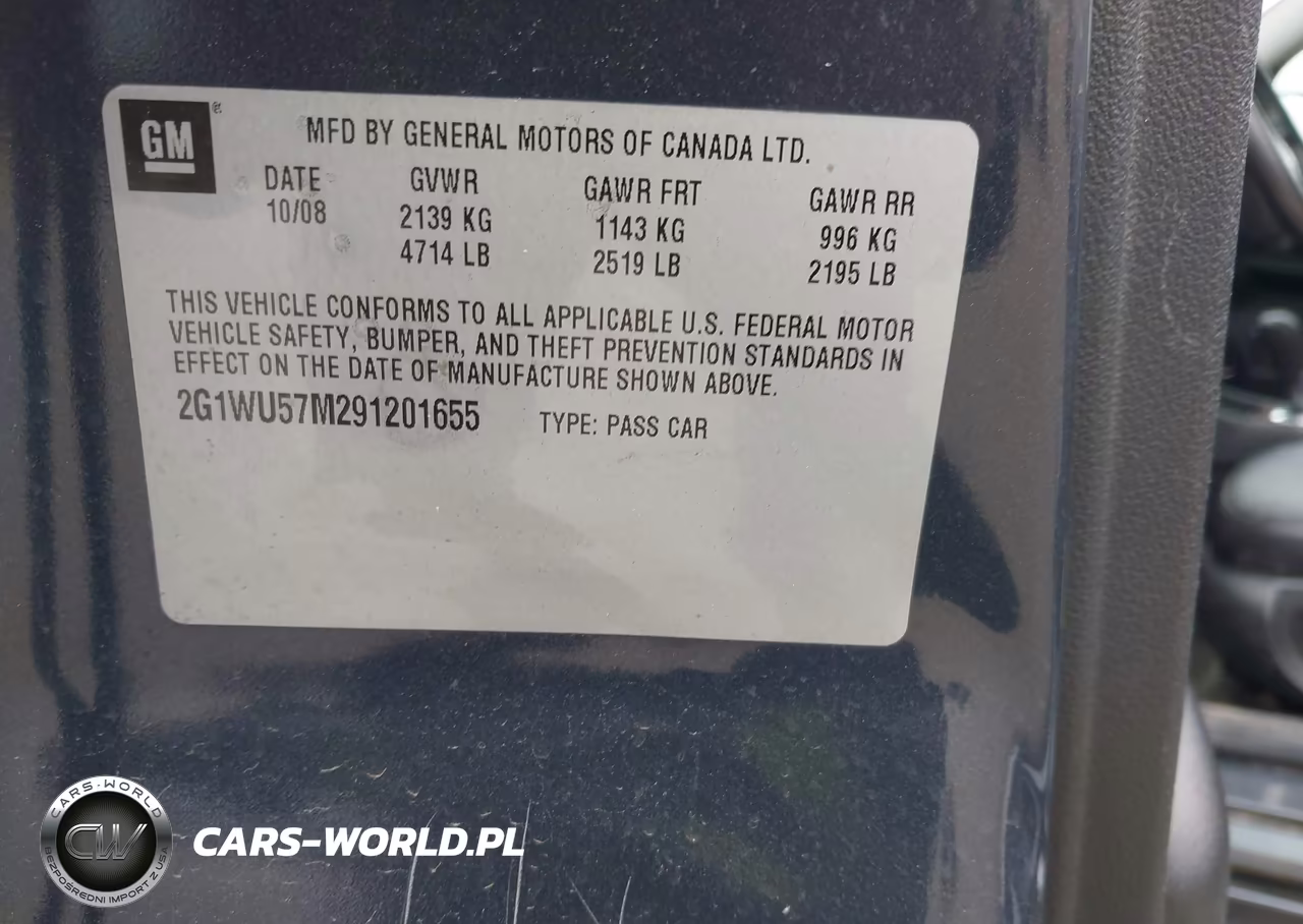 2009 Chevrolet Impala Ltz VIN:2G1WU57M291201655 - 9