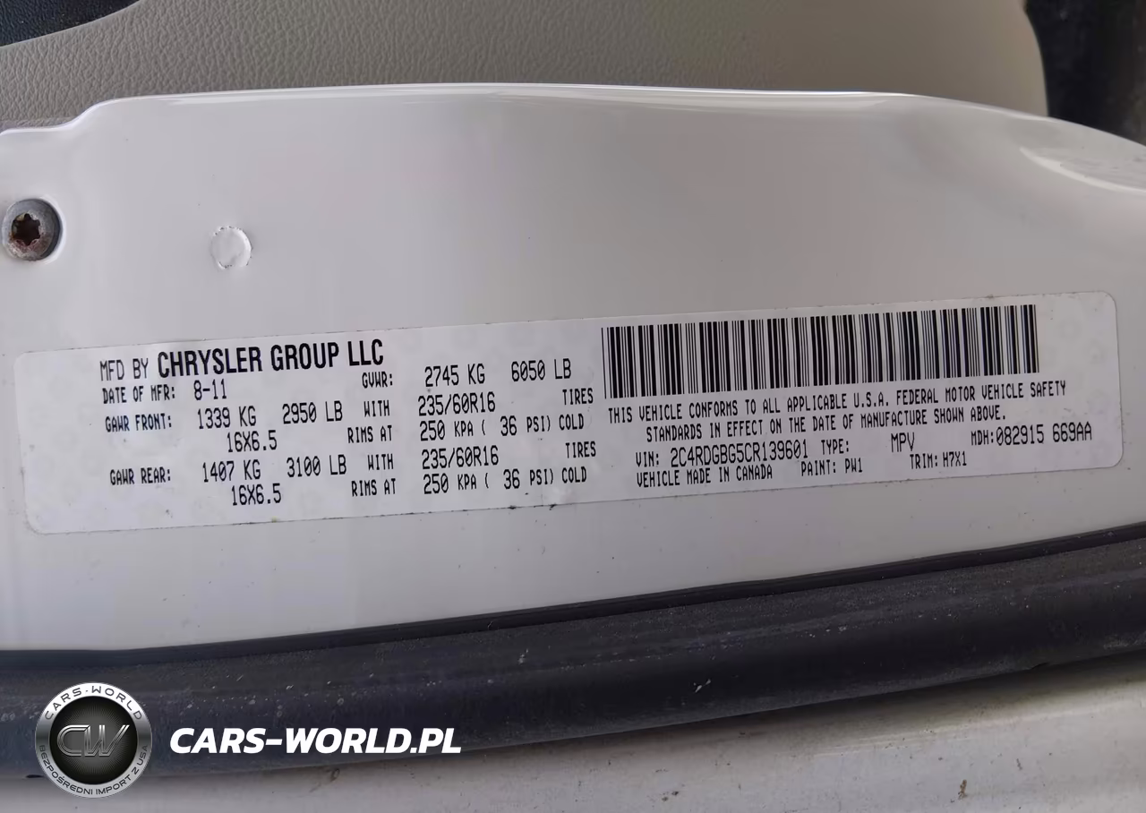 2012 Dodge Grand Caravan Se-Avp VIN:2C4RDGBG5CR139601 - 9