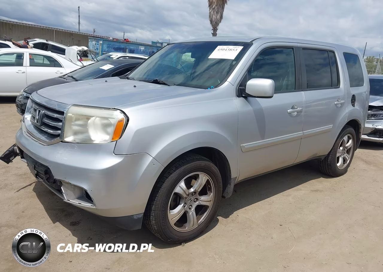 2013 Honda Pilot Ex-L VIN:5FNYF3H5XDB033145 - 2
