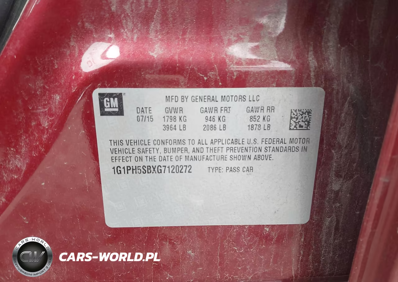 2016 Chevrolet Cruze Limited Eco Auto VIN:1G1PH5SBXG7120272 - 9