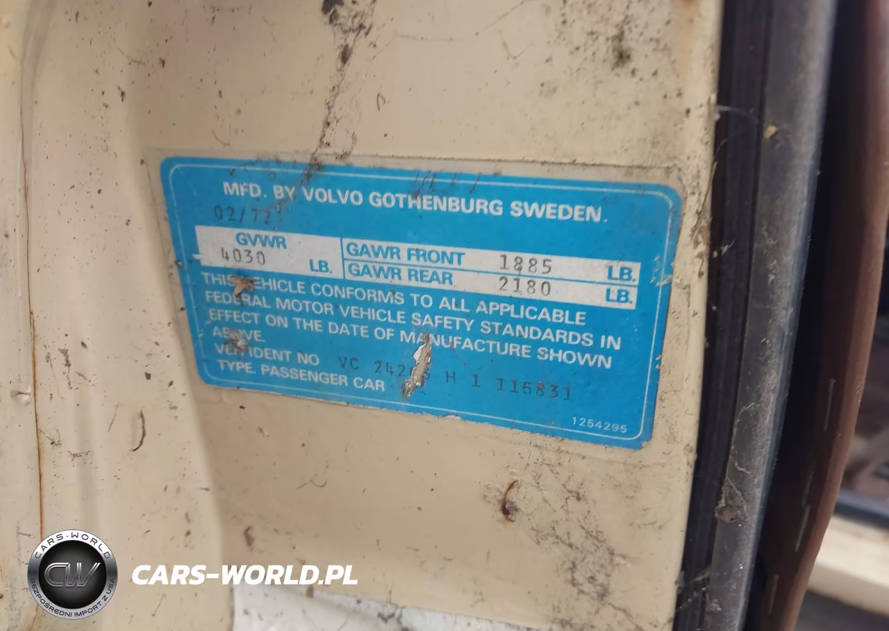 1977 Volvo 242 Dl VIN:VC24245H1116831 - 9