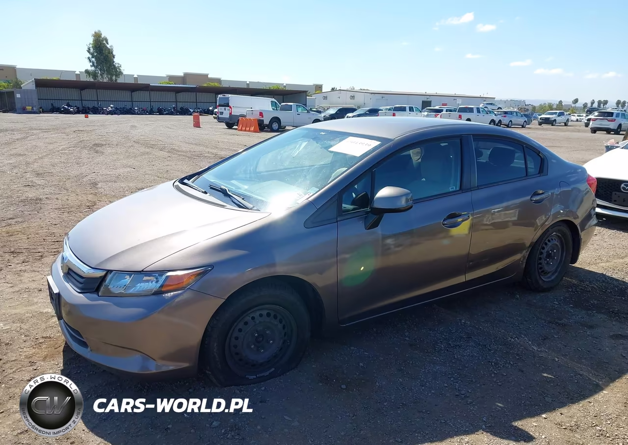 2012 Honda Civic Lx VIN:19XFB2F51CE365981 - 2