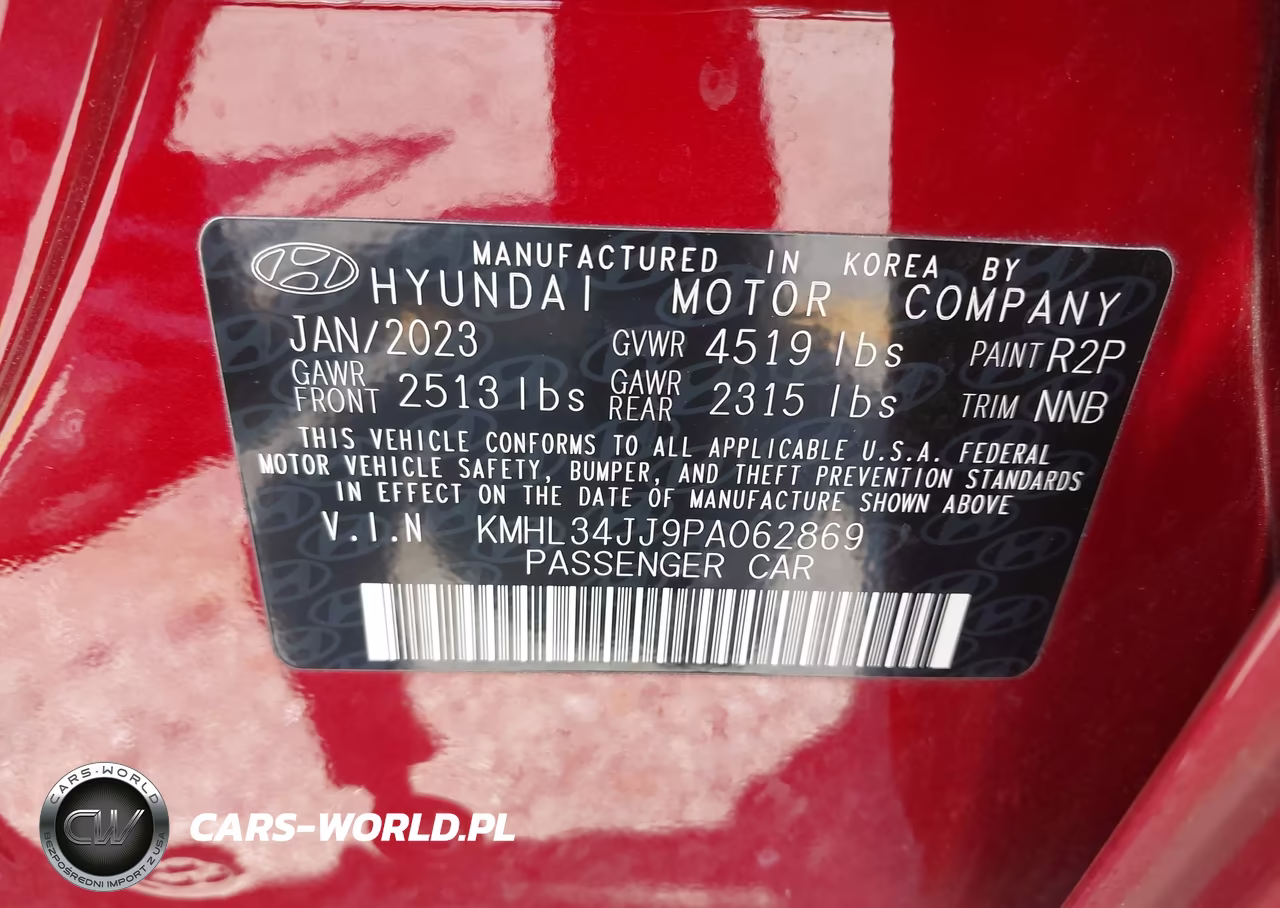 2023 Hyundai Sonata Hybrid Sel VIN:KMHL34JJ9PA062869 - 9
