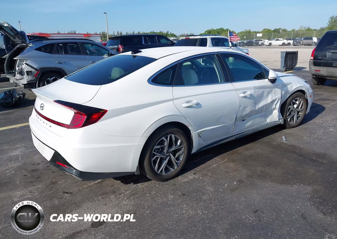 2022 Hyundai Sonata Sel VIN:KMHL64JA0NA187988 - 4
