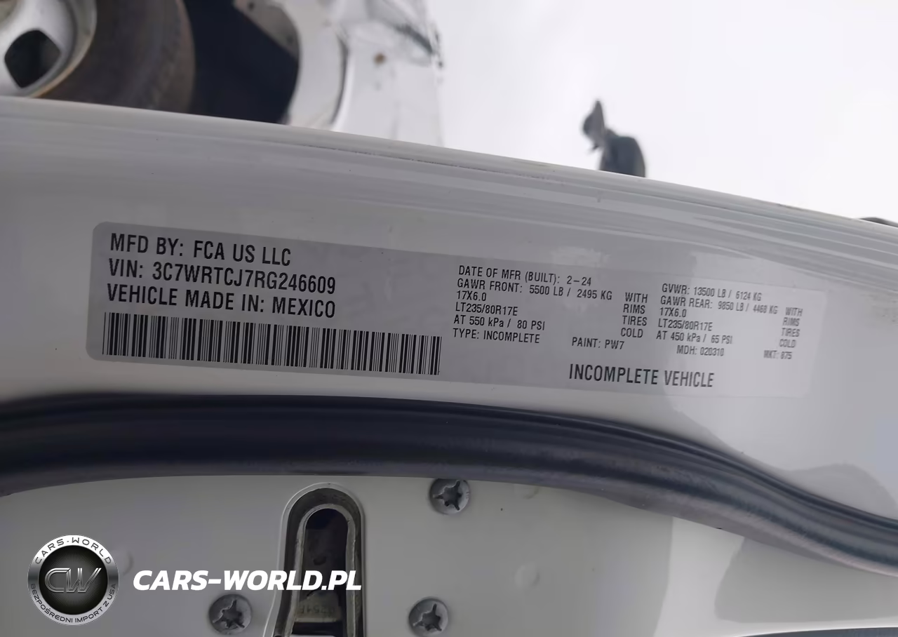 2024 Ram 3500 Chassis Tradesman-Slt-Laramie-Limited VIN:3C7WRTCJ7RG246609 - 8