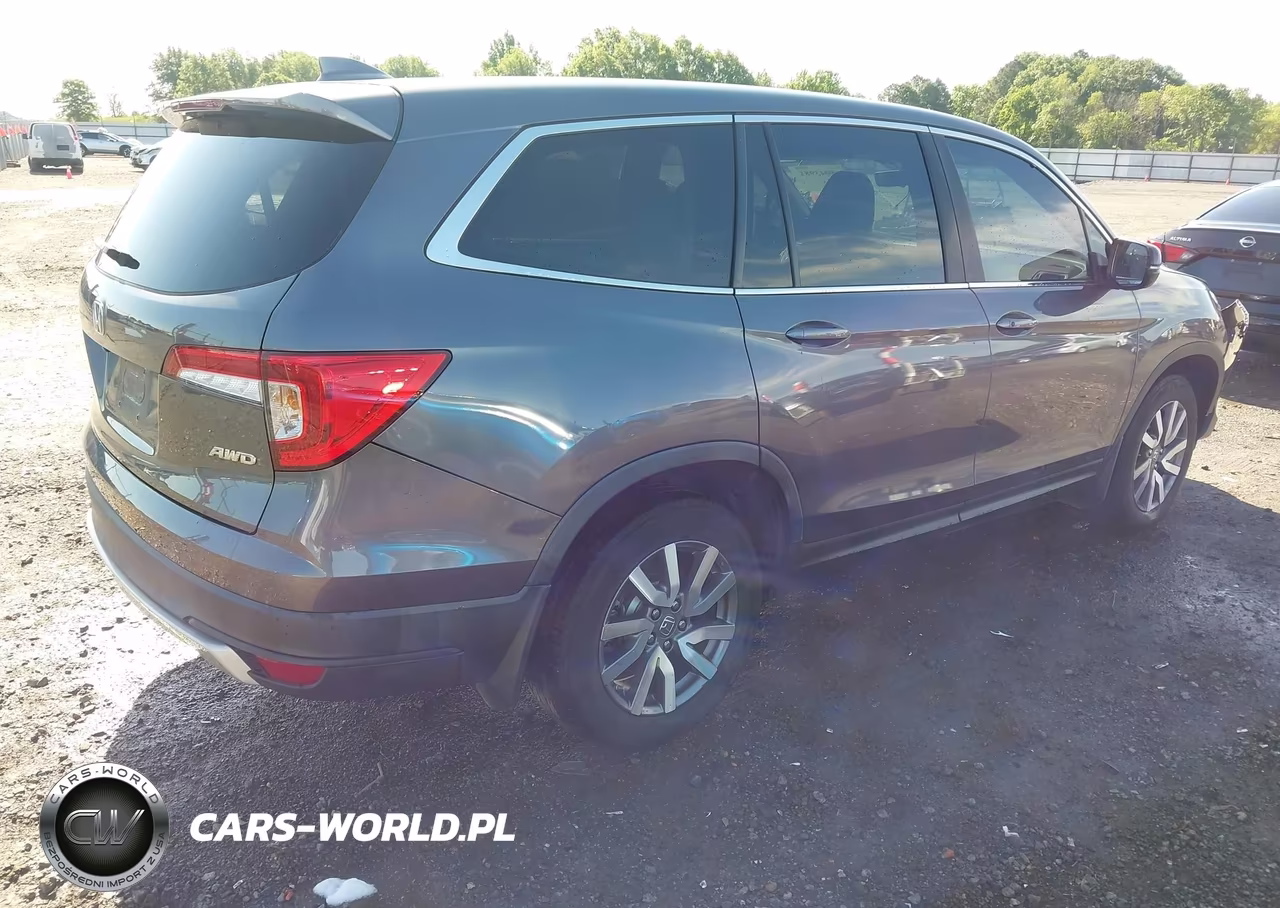 2020 Honda Pilot Awd Ex-L VIN:5FNYF6H53LB052250 - 4