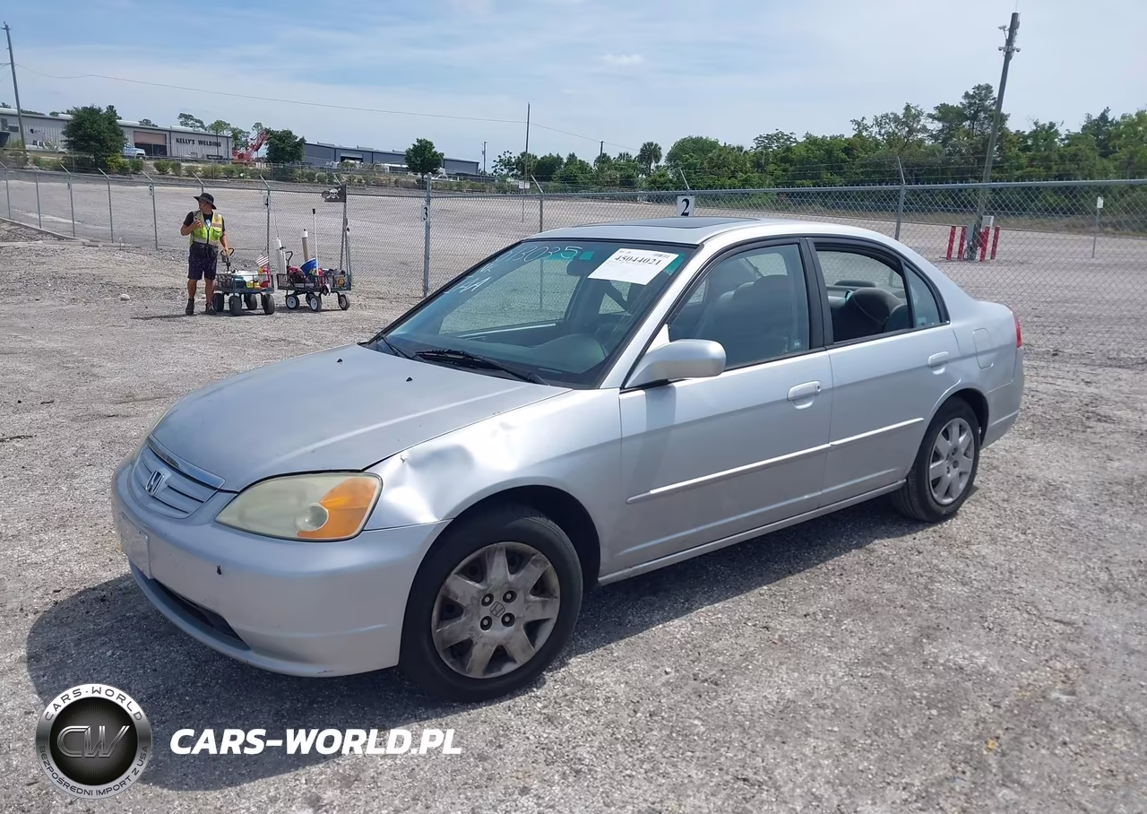 2002 Honda Civic Ex VIN:2HGES26732H613035 - 2