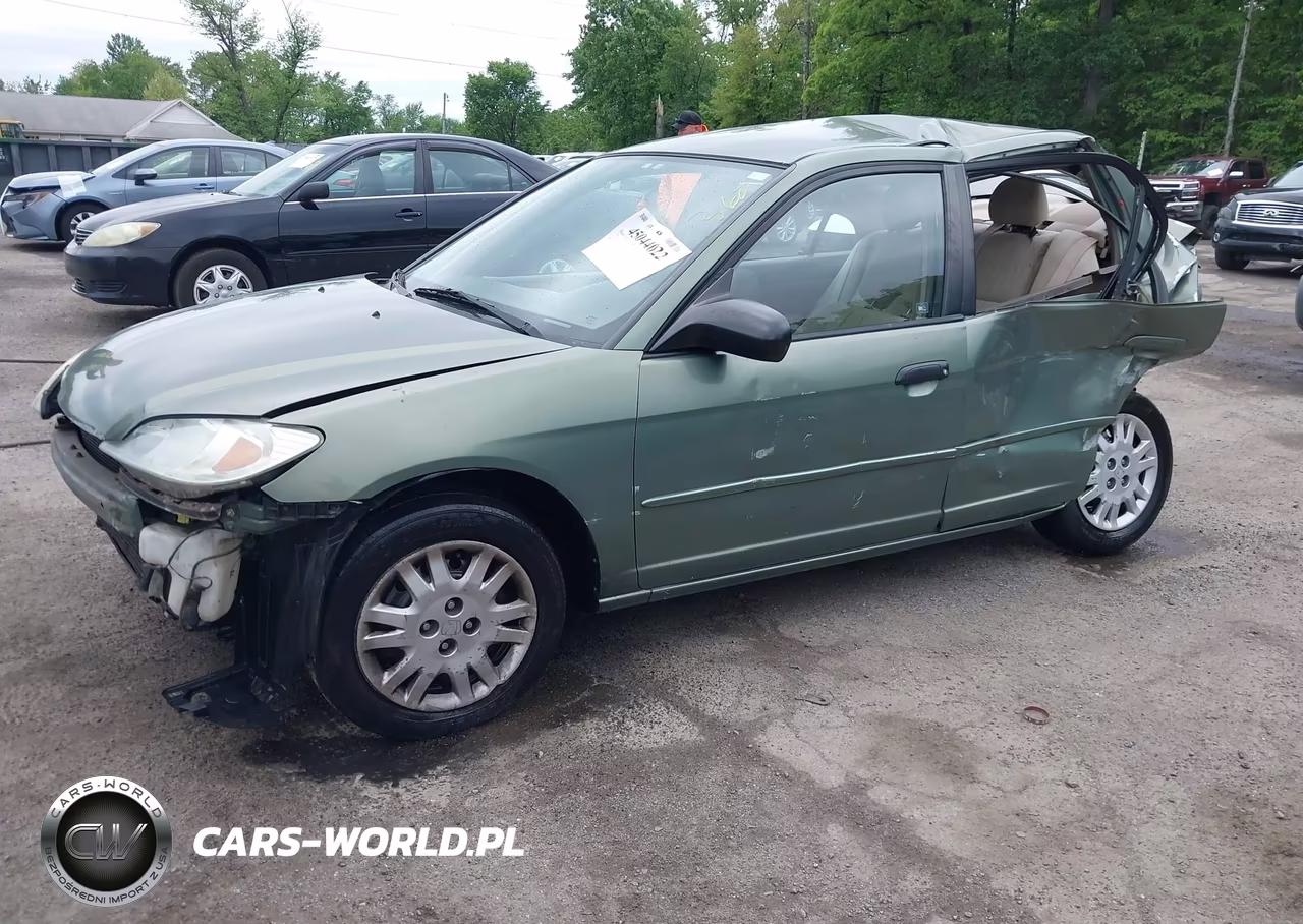 2004 Honda Civic Lx VIN:2HGES16584H503724 - 2