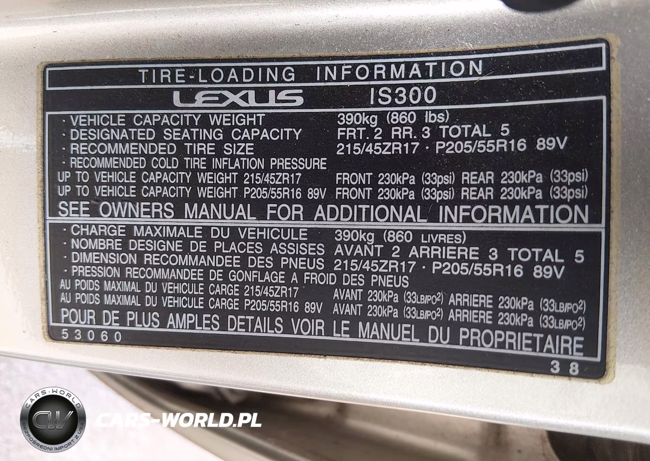 2002 Lexus Is 300 Base W-5-Speed Manual VIN:JTHBD192820038066 - 9